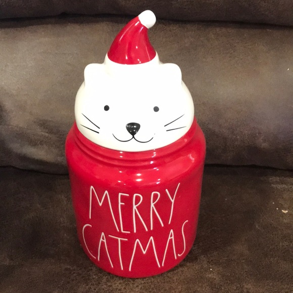 Rae Dunn Other - NIB Rae Dunn Merry Catmas canister